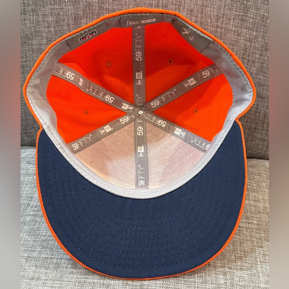 Denver Broncos New Era 59Fifty Fitted Hat- 7 1/8 EUC - Picture 6 of 9